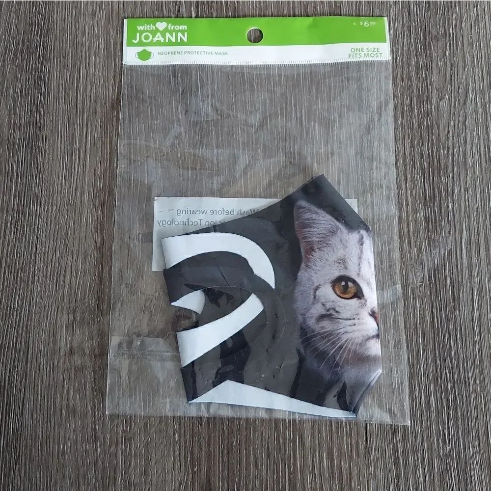 Neoprene Protective Face Mask - Kitty Cat
